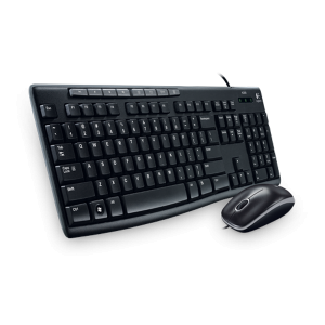 罗技（Logitech）MK200 多媒体键鼠套装 USB键盘 USB光学鼠标