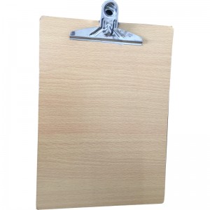 4mm厚木板夹 书写板夹 学生垫板画板记事板资料夹 木质单据夹