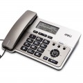 deli 得力电话机  固定电话 796  金色 低辐射 横式设计 免打扰 防雷电路 3组亲情号码 计算器功能