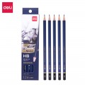 deli得力高级美术绘图HB铅笔 学生素描速写铅笔 12支/盒 S999-HB