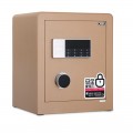 deli得力电子密码保险柜 高45CM家用小型保险箱办公全钢智能防盗保管箱（金色）4078A (单位：台）