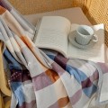 法国啄木鸟（Z,M.N） 经典休闲多用暖阳绒毛毯-松耶 100x150cm